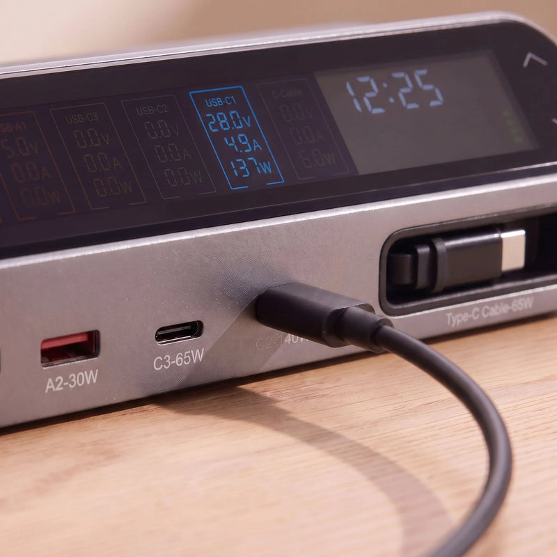 GaN Charging Station — 140W on a single port