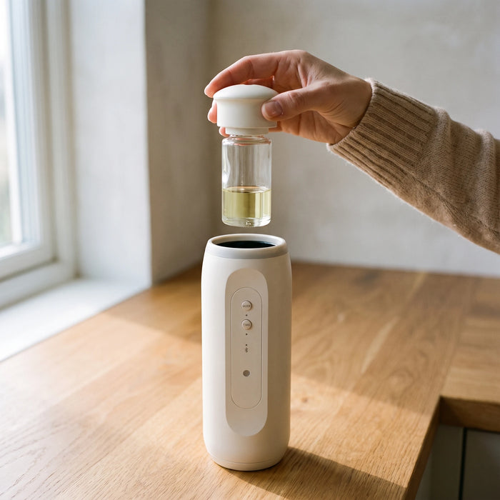 The waterless diffuser — A bottle, not a tank