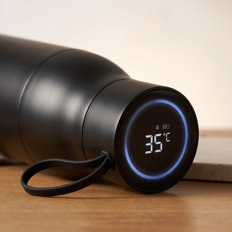 Cap-top temperature display