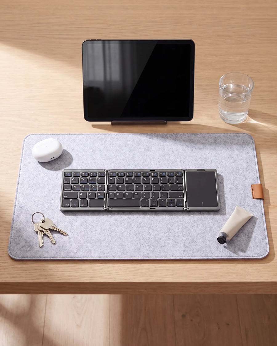The whole working width of the mat