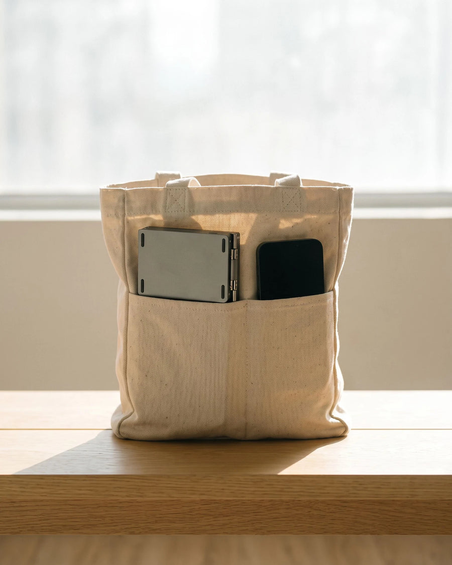 The folding keyboard — Packed