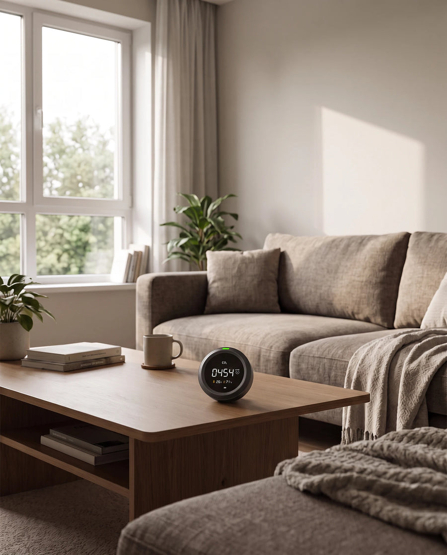 The CO2 monitor — The room