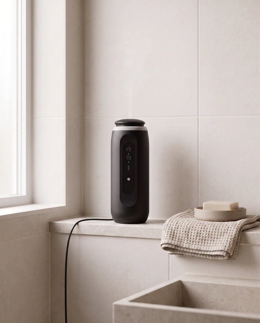 The waterless diffuser — The bathroom shelf