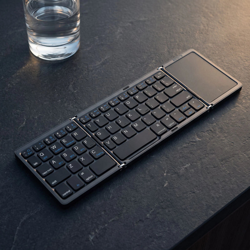 The folding keyboard in Ink