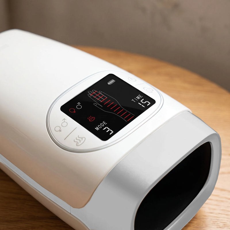 The heated hand massager — panel