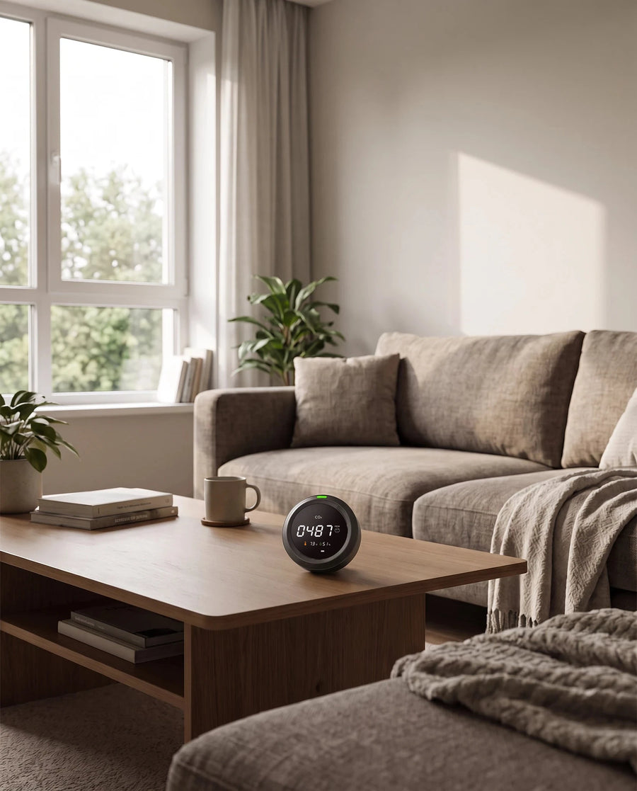 The CO2 monitor — The room