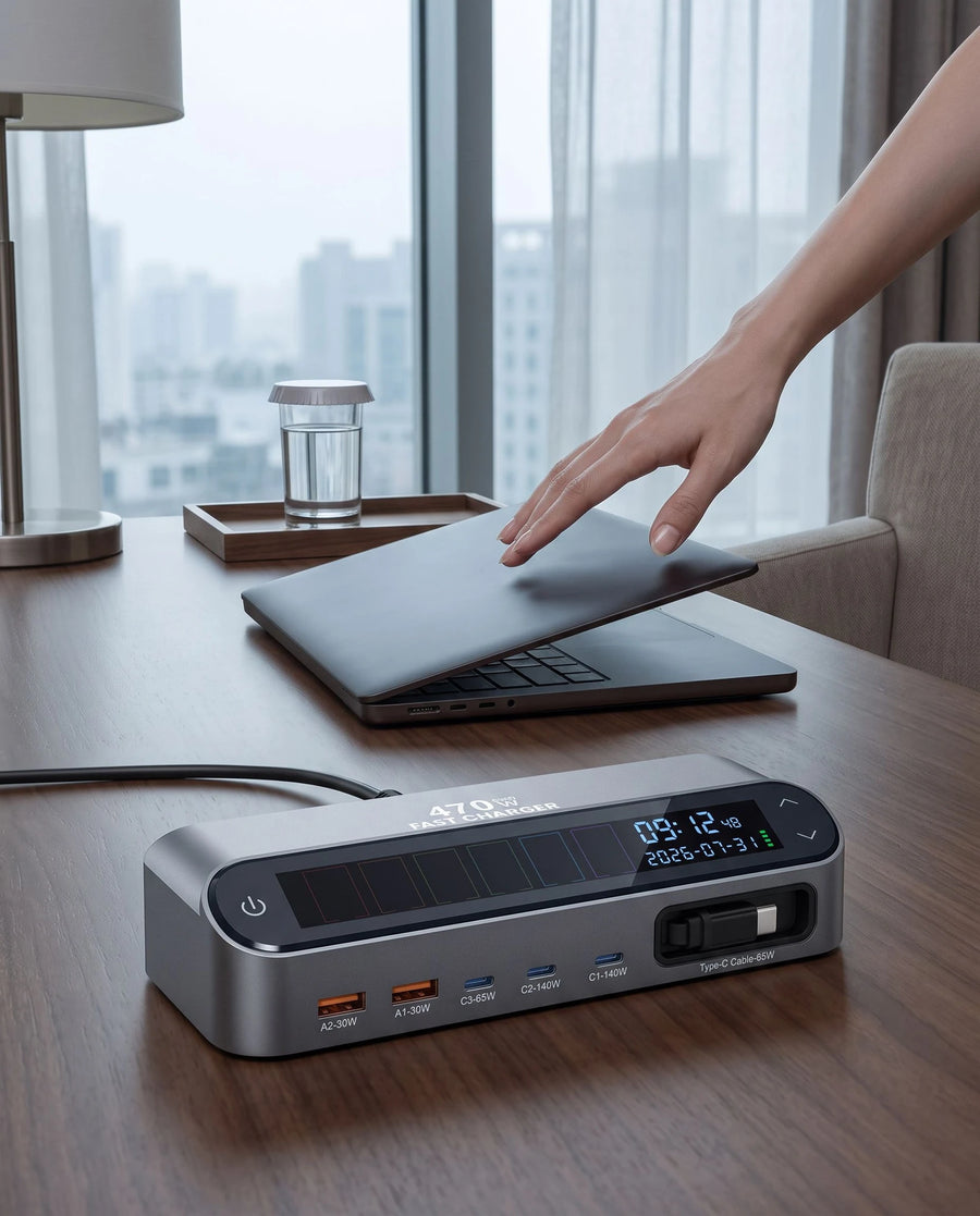 The desk charging station — The desk you rebuild somewhere else