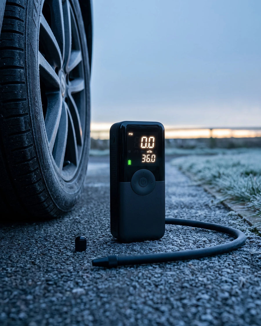 The cordless tire inflator — The first frost, and the dashboard light