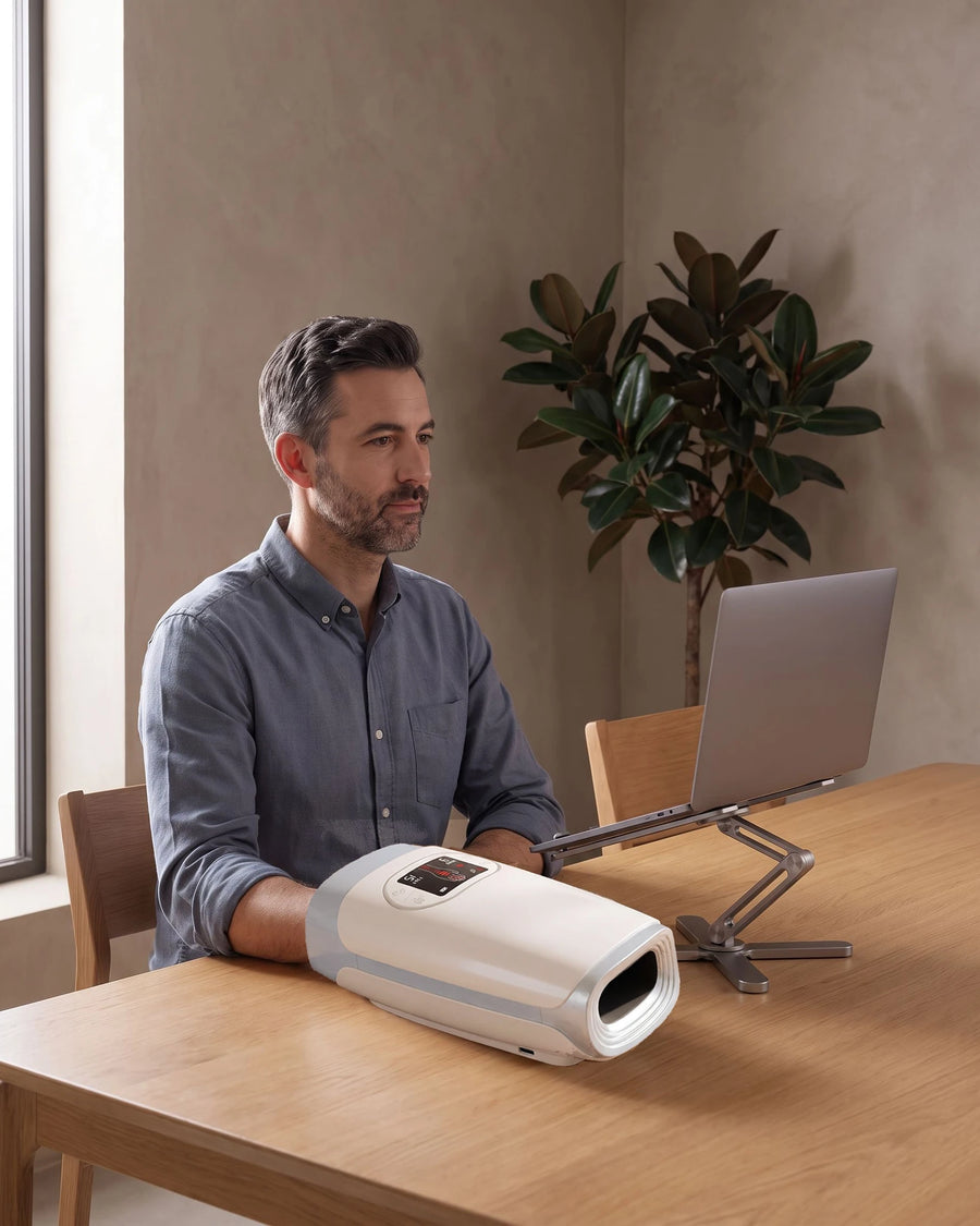The heated hand massager — The gap between two things