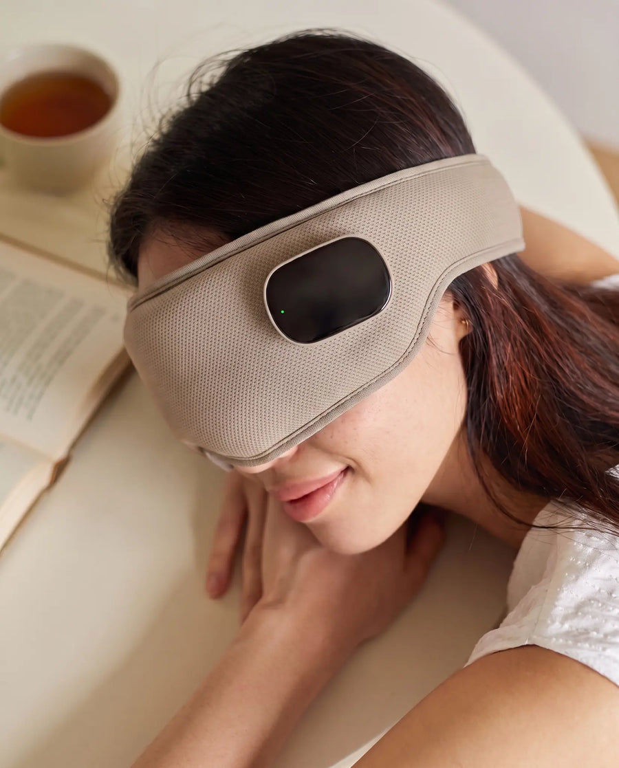 The heated eye massager — The Desk Break