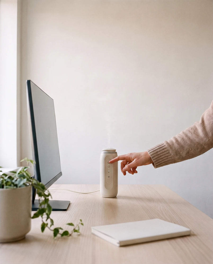The waterless diffuser — The desk that is also a room