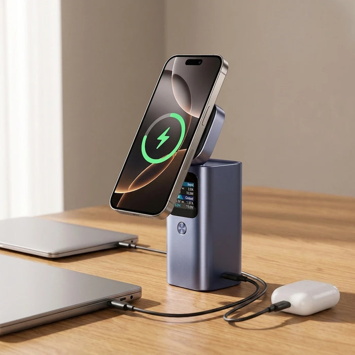 The magnetic power bank — Four at once