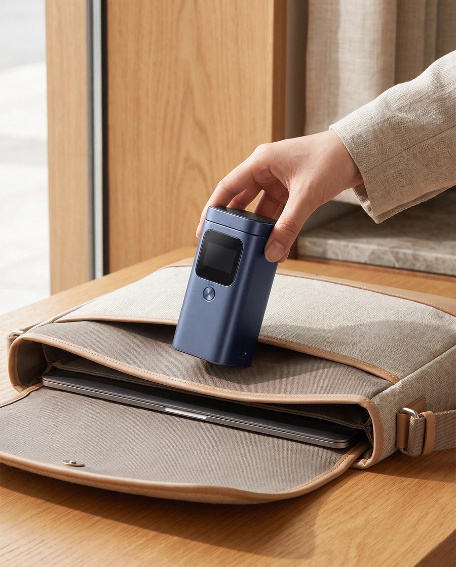 The magnetic power bank — On the road