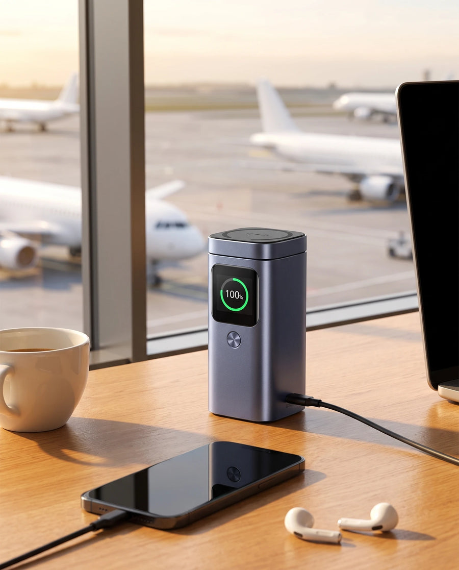 The magnetic power bank — The travel day