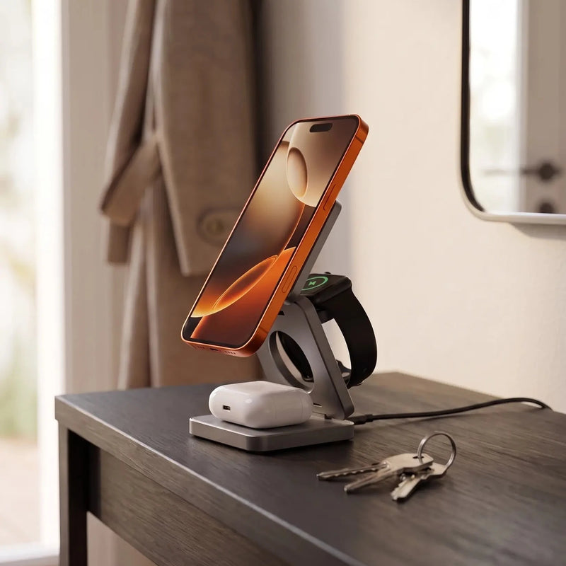 Foldable Charging Stand — By the Door