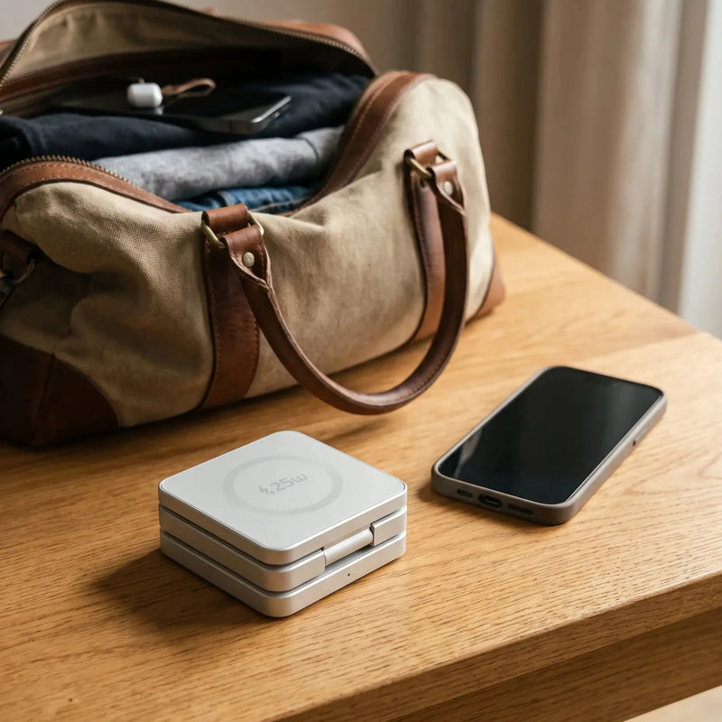 Foldable Charging Stand — On the Move