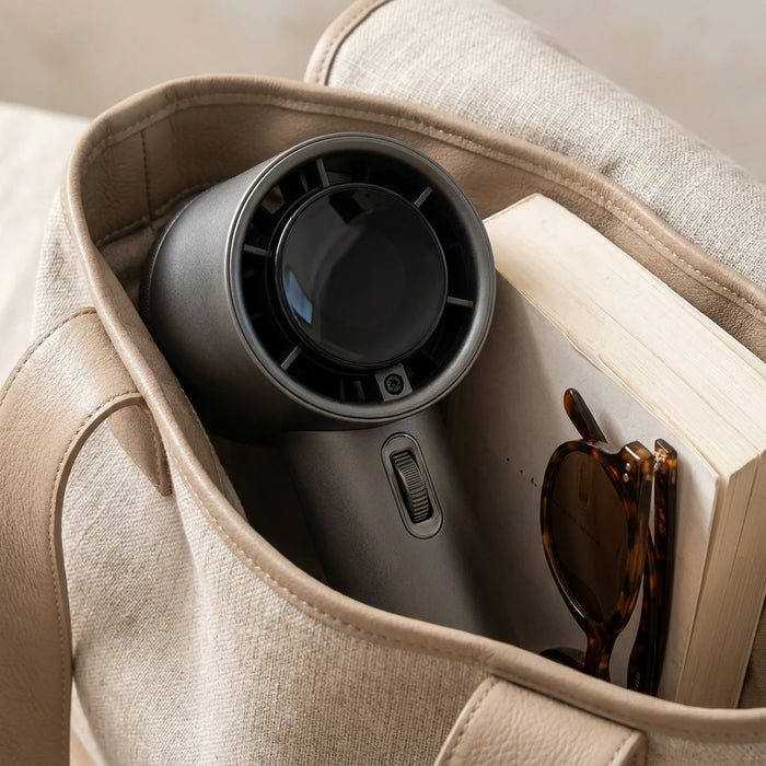 The handheld fan — Made to carry