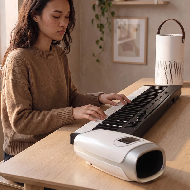 Heated Hand Massager — Halfway through something long
