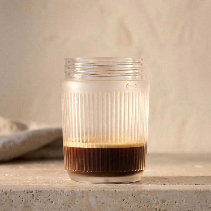 Portable Espresso Maker — The cup unscrews