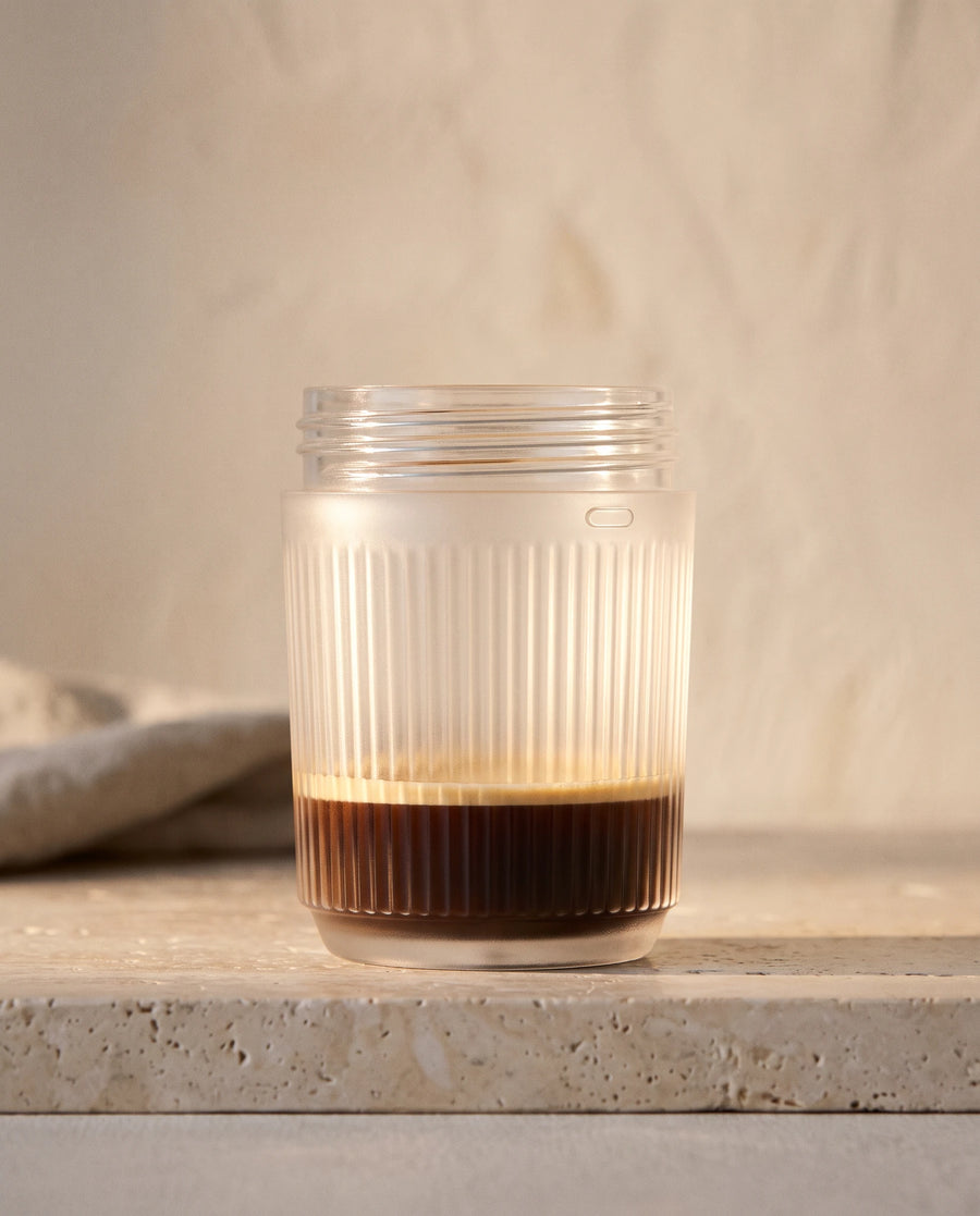 The portable espresso maker — The cup