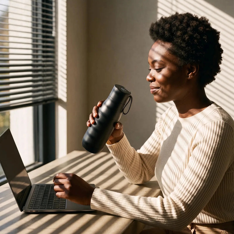 Smart Water Bottle — At the Desk