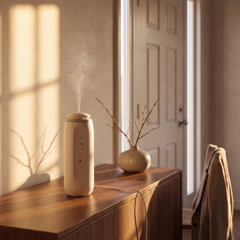Waterless Diffuser — An hour before people arrive