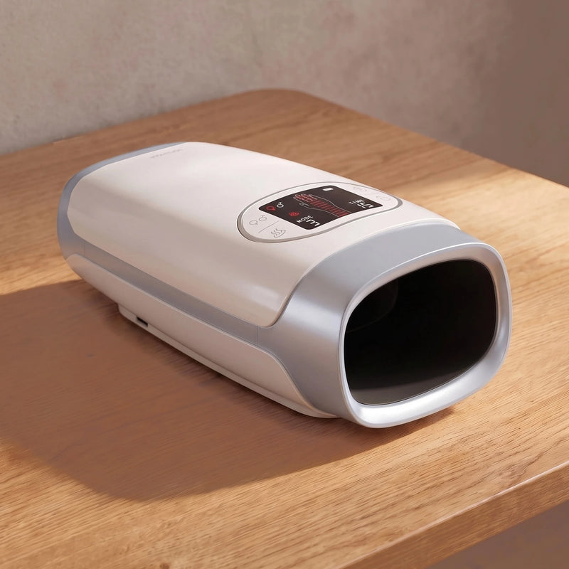 The heated hand massager in Pearl