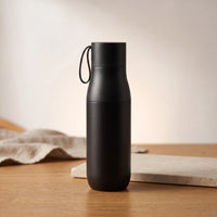 The smart water bottle in profile