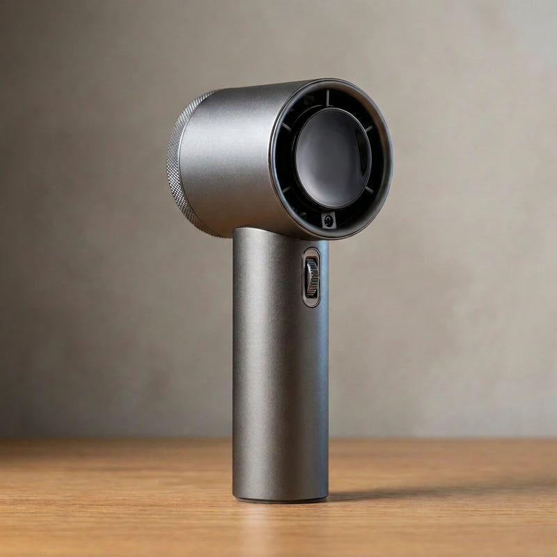 The handheld turbo fan in Graphite