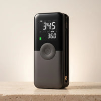 The cordless tire inflator in Graphite