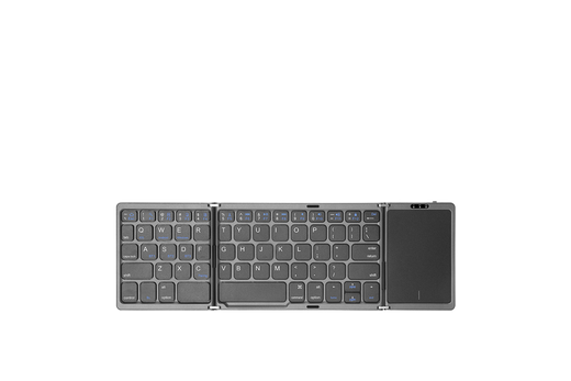 The folding keyboard, cut out