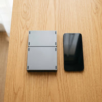 The folding keyboard — folded