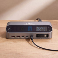 The desk charging station — front face