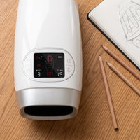 The heated hand massager — on desk