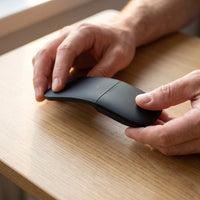 Folding Bluetooth Mouse — Bends to wake