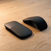 The folding mouse — folds flat, curves to work