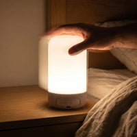 Bedside Sleep Lamp — On the nightstand