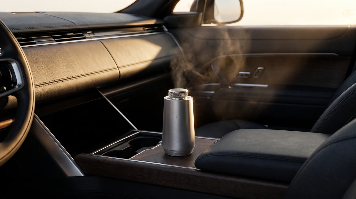The car diffuser — For some of us the drive is the only quiet part of the day.