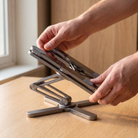 Swivel Laptop Stand — Folds flat