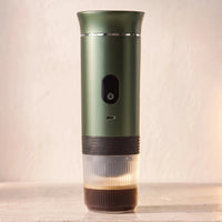 Portable Espresso Maker — The whole machine, in one look