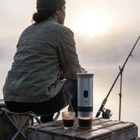 Portable Espresso Maker — Mist on the water