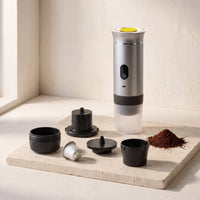 Portable Espresso Maker — Capsules, or your own coffee