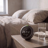 CO₂ Air Quality Monitor — The bedroom, overnight